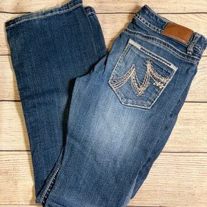 Maurice’s Medium Wash Low Rise Boot Cut